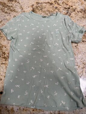 Levi's Sage Green Floral Short Sleeve Tee